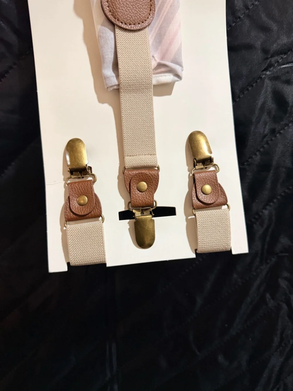 Kohl's and Bespoke Tie & Bow Tie Accessory Set in Green, Cream, White